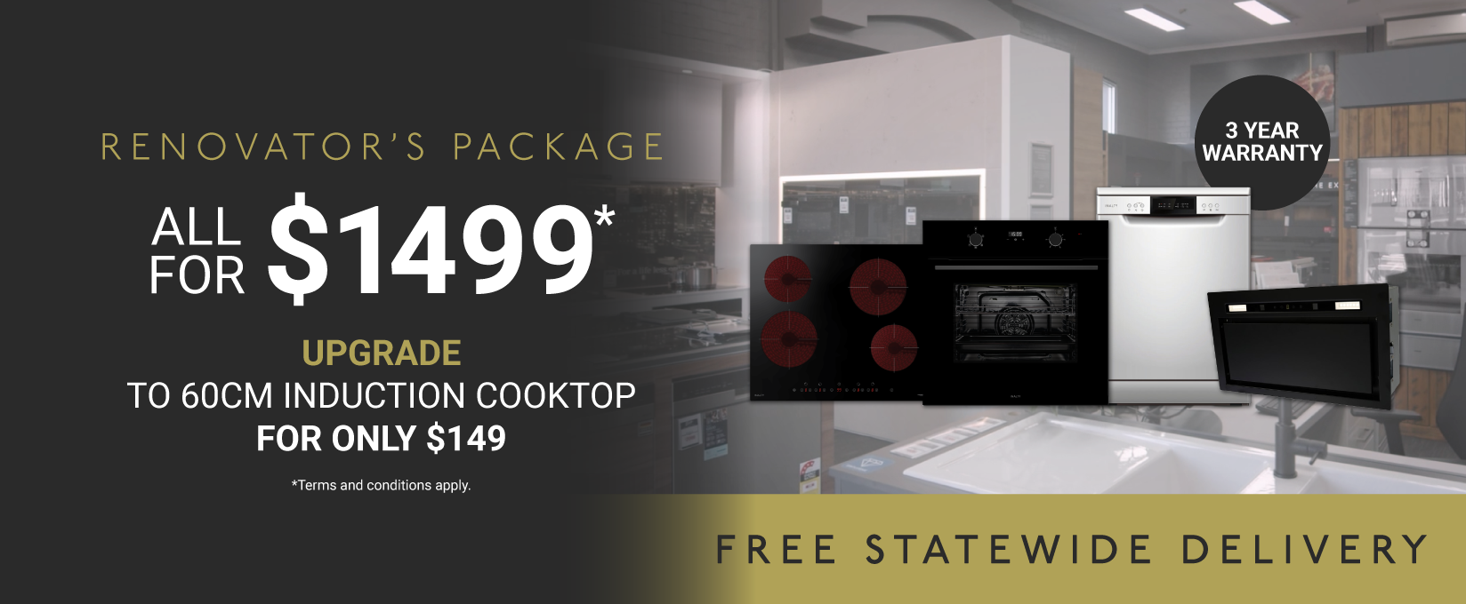 Renovator’s Package at Elite Appliances