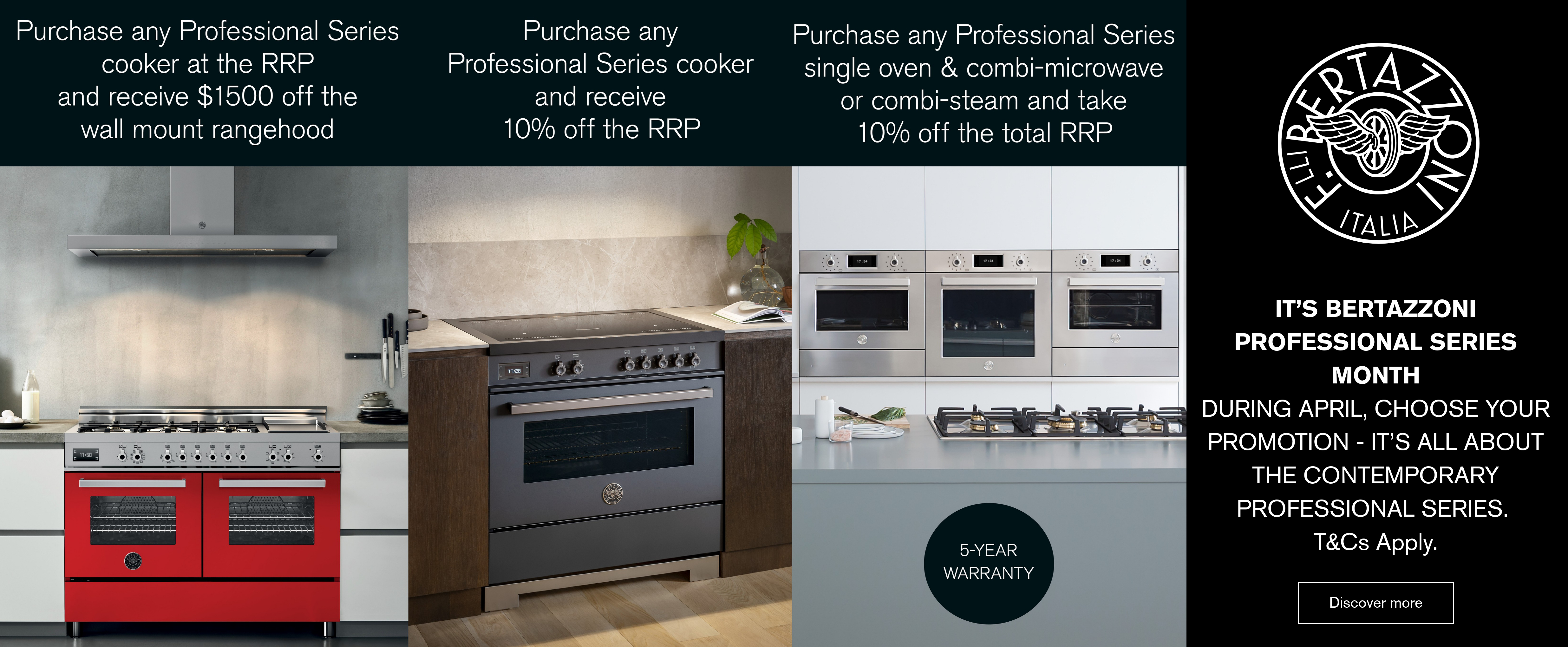 Bertazzoni Professional Series Month at Elite Appliances