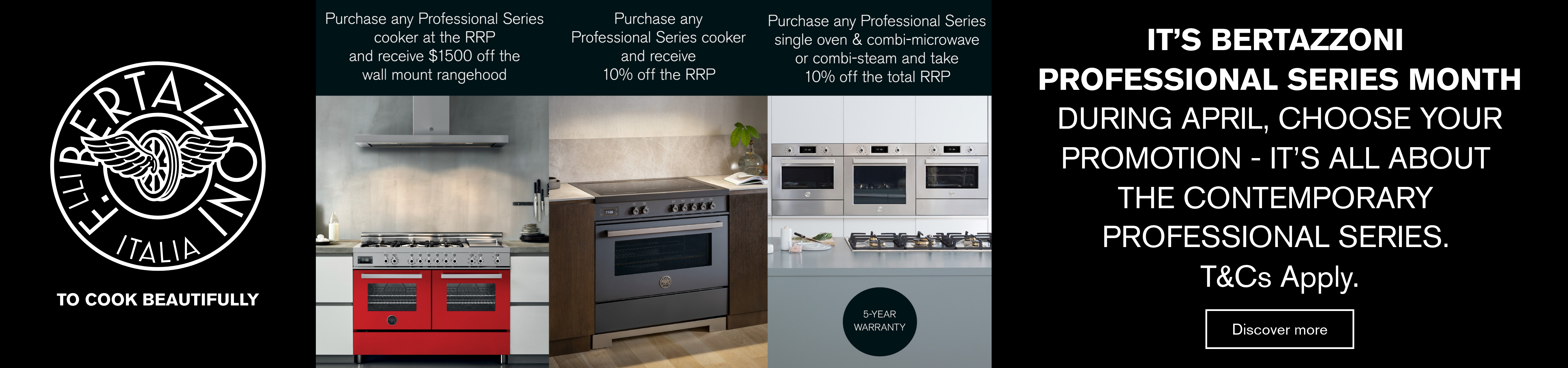 Bertazzoni Professional Series Month