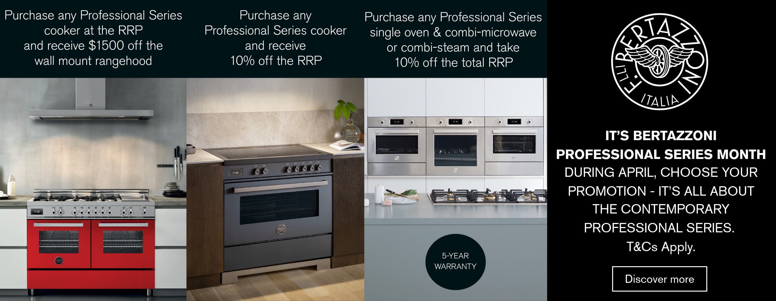 Bertazzoni Professional Series Month