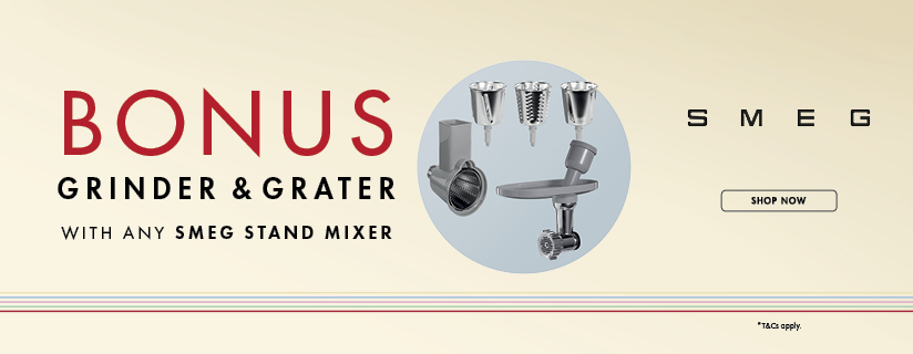 Bonus Grinder & Grater With Any SMEG Stand Mixer
