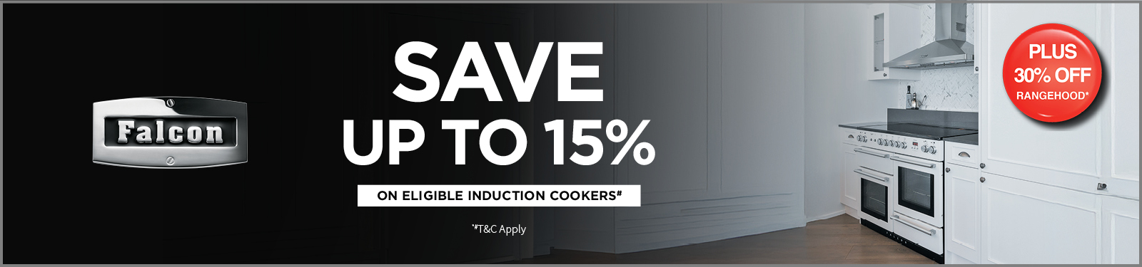 Save Up To 15% On Eligible Falcon Induction Cookers