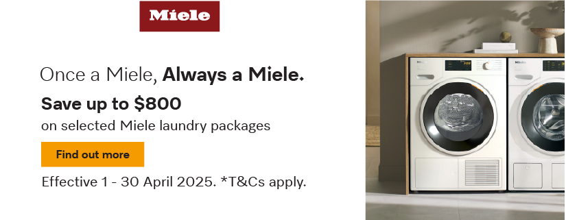 Save Up To $800 On Selected Miele Laundry Packages
