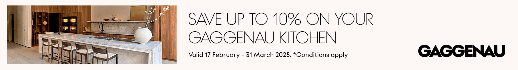Save Up To 10% On Your Gaggenau Kitchen