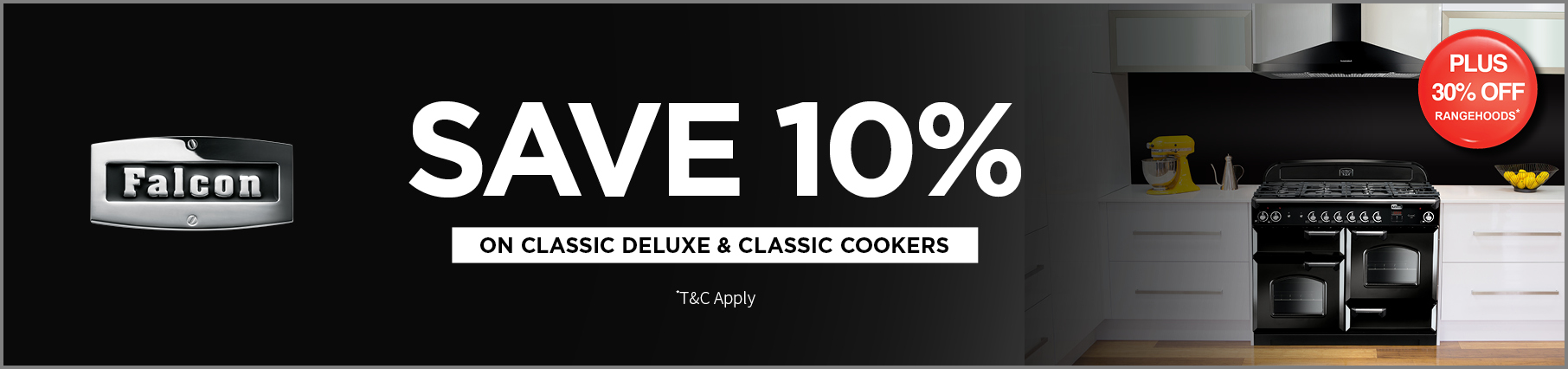 Save 10% On Falcon Classic Deluxe & Classic Cookers