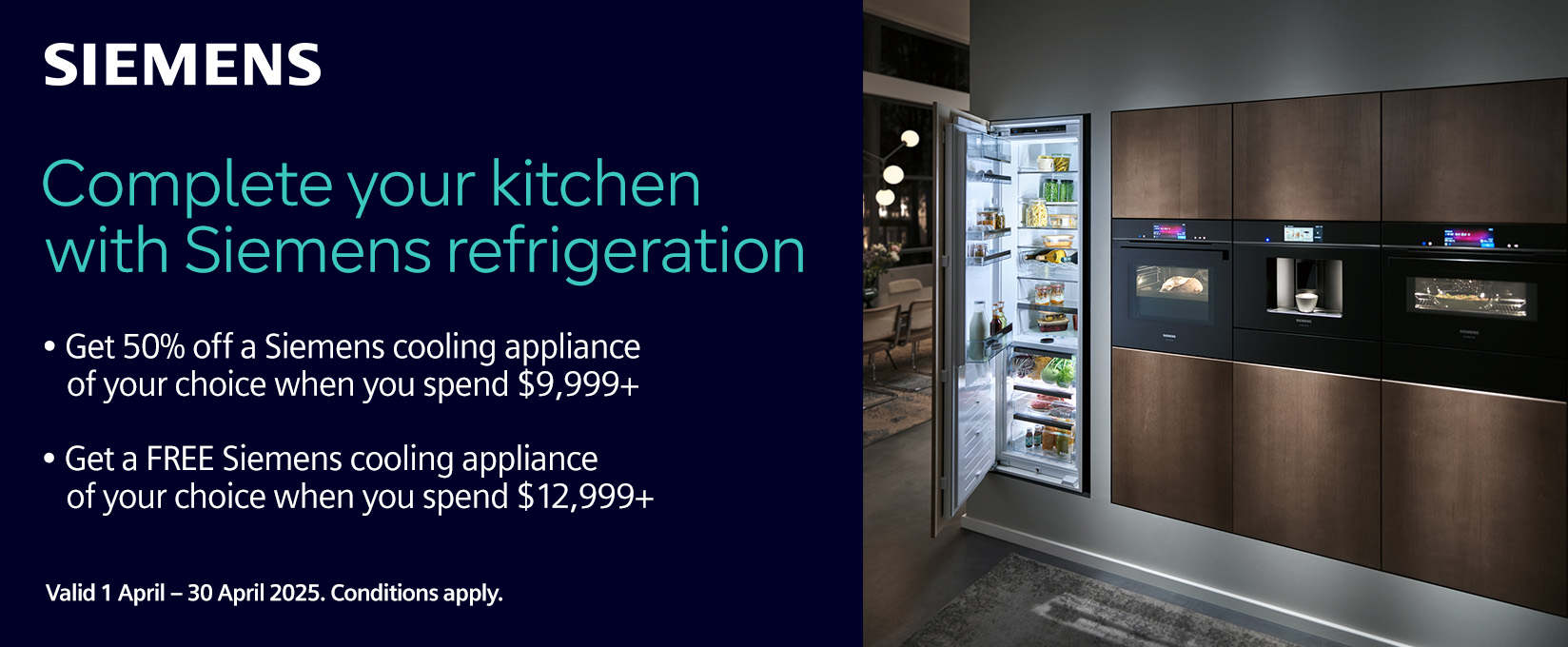 Save On Siemens Cooling Appliances When You Spend Over $9,999 at Elite Appliances