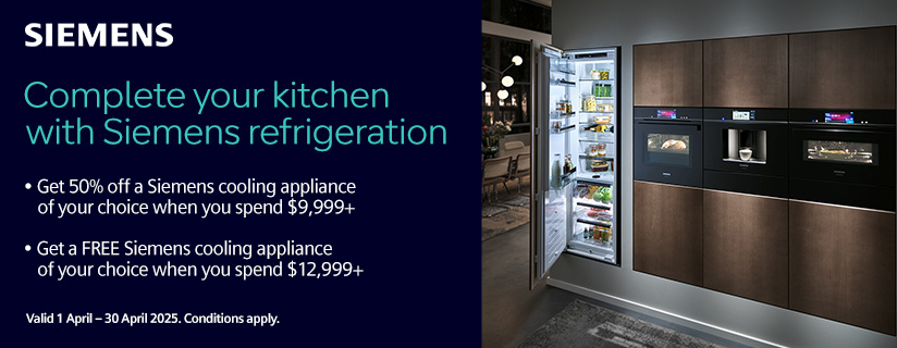 Save On Siemens Cooling Appliances When You Spend Over $9,999