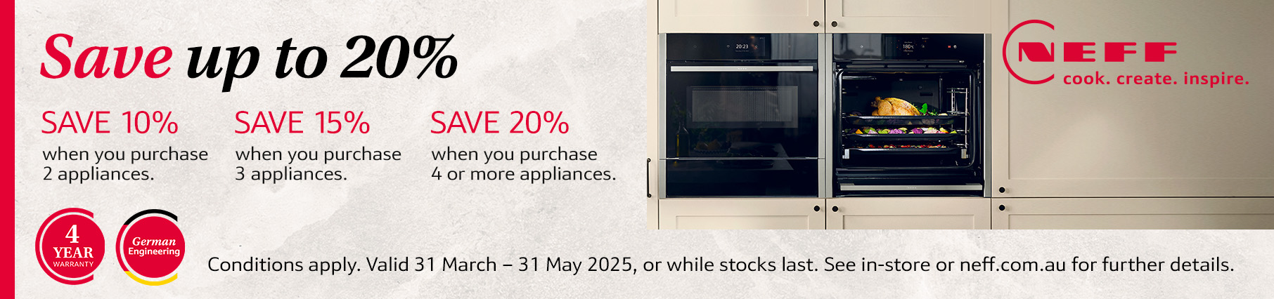 Save Up To 20% On Neff Appliances