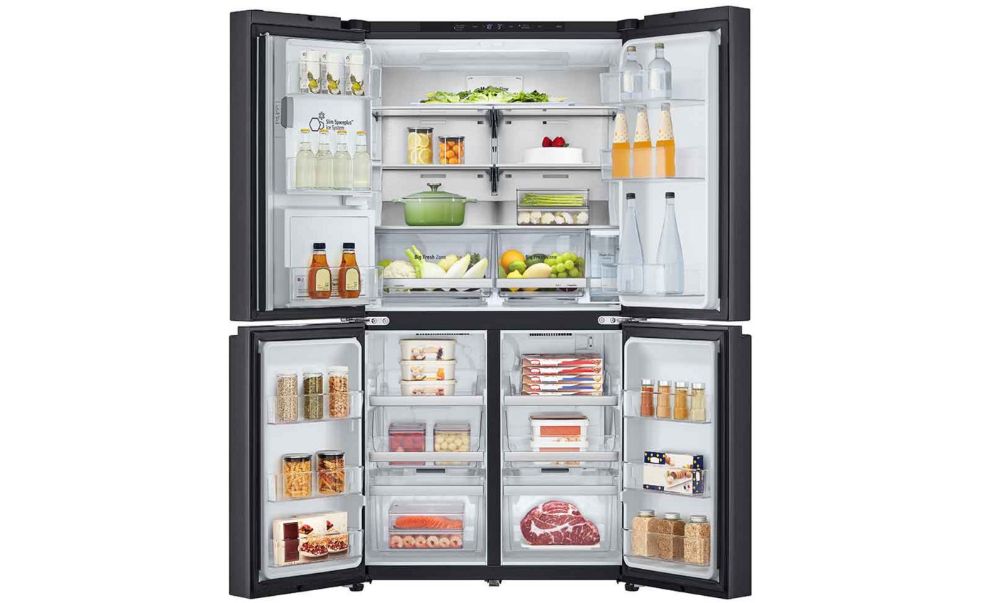 LG 636L French Door Fridge (Matte Black) GFLN700MBL