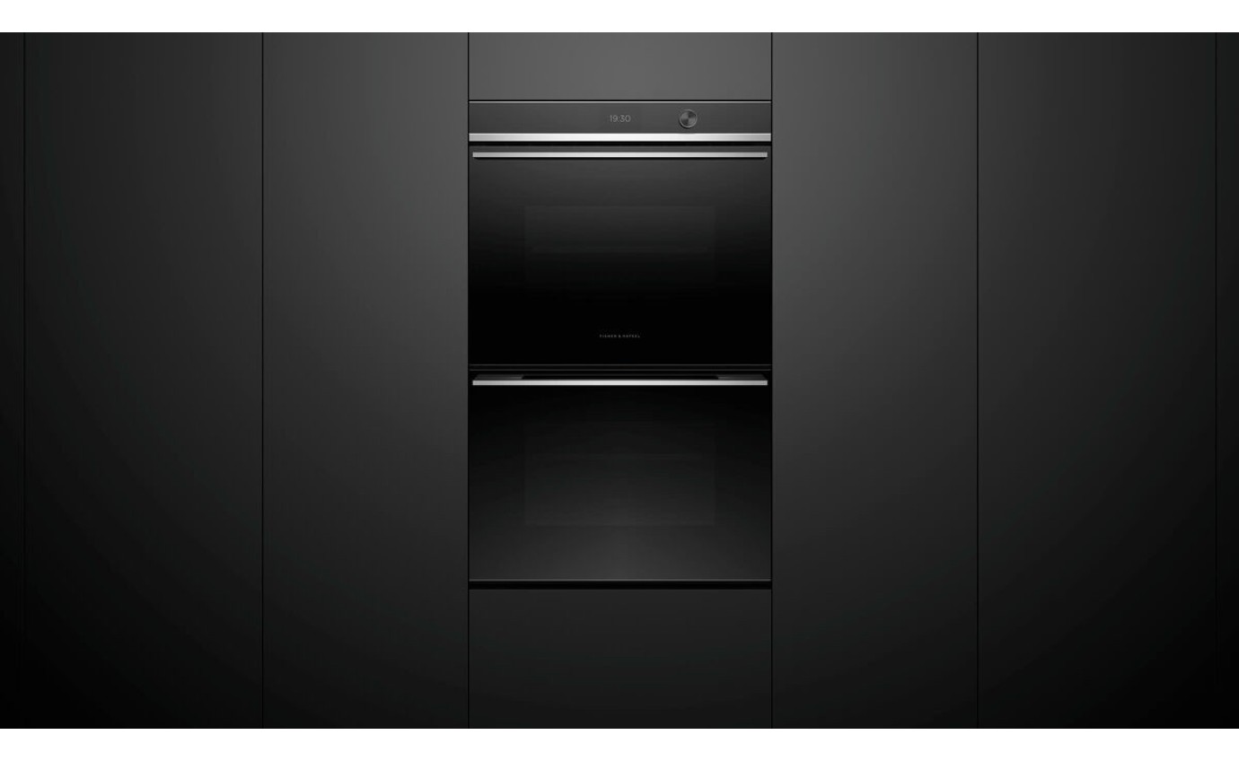 Fisher & Paykel 76cm Series 9, Contemporary Pyrolytic Double Oven OB76DDPTDX2