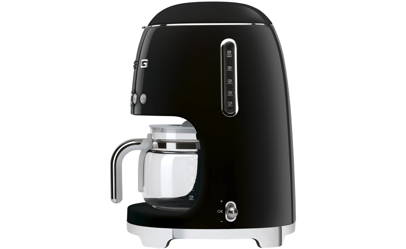 Smeg Drip Filter Coffee Machine - Black DCF02BLAU