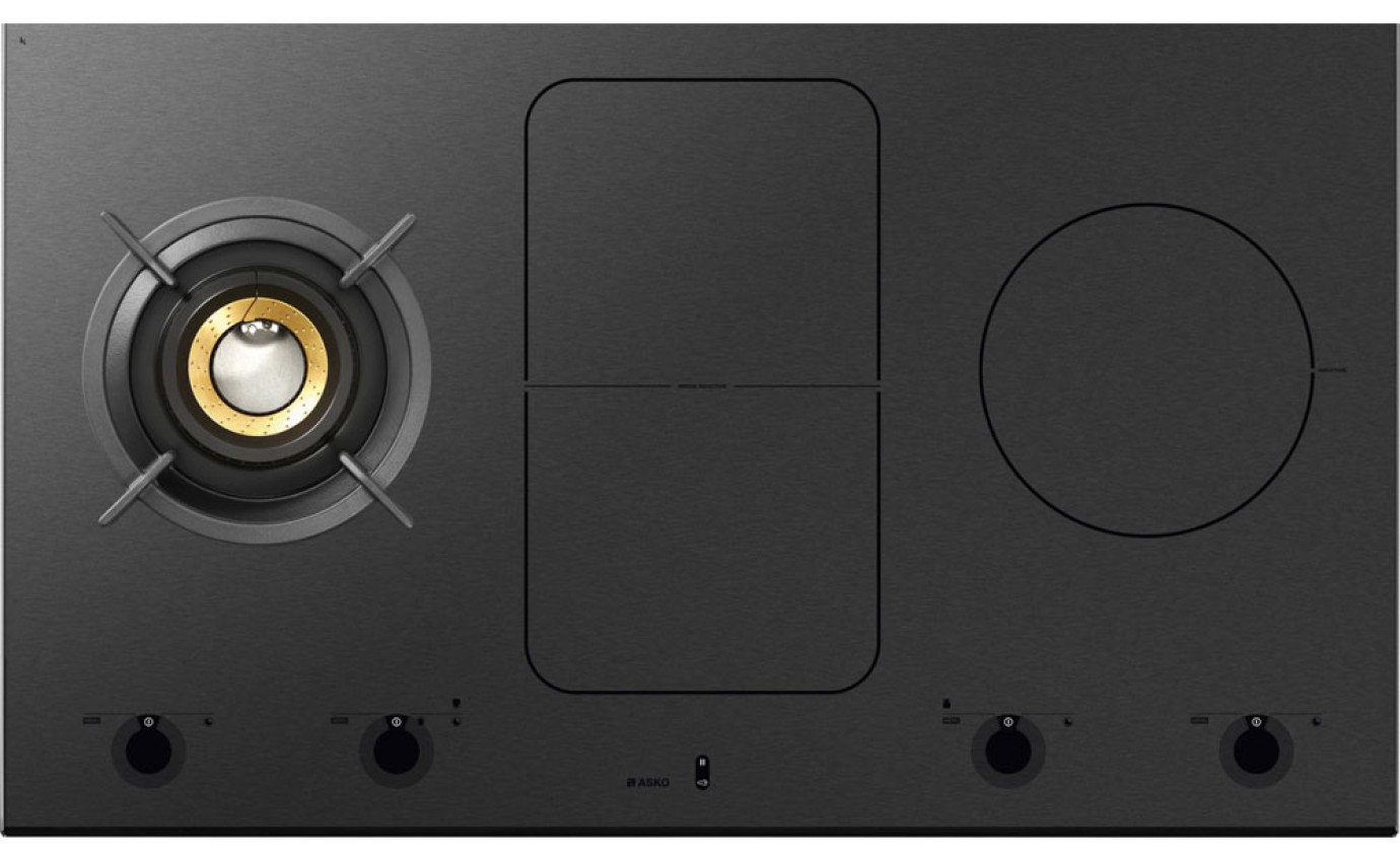 Asko 90cm Matt Duo Fusion Gas+Induction Cooktop HIG1944MD