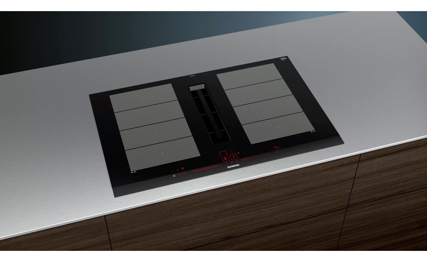Siemens IQ700 80cm Induction Cooktop with Integrated Ventilation System EX875LX67E