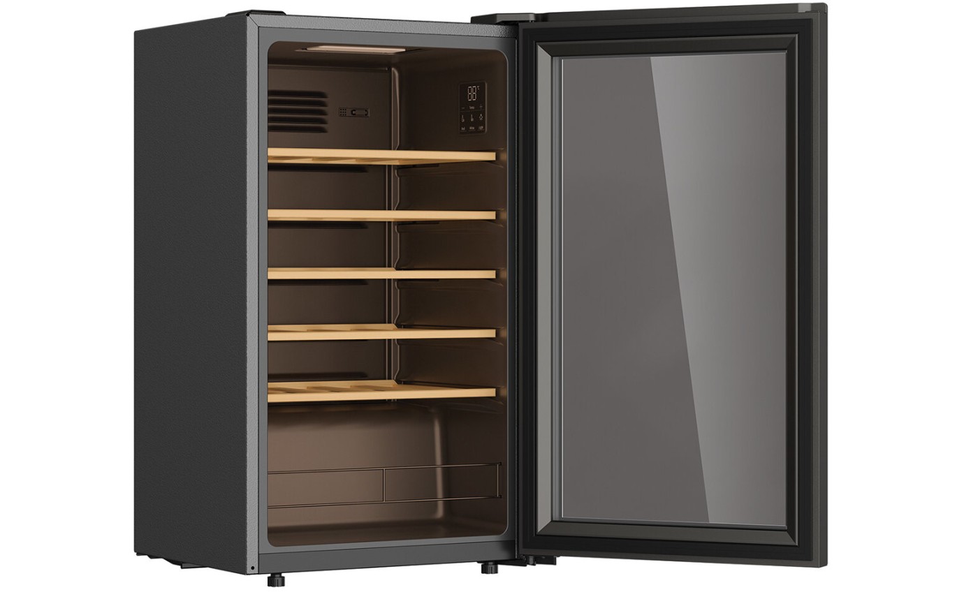 Haier 33 Bottle Wine Fridge (Black) HWC90UC
