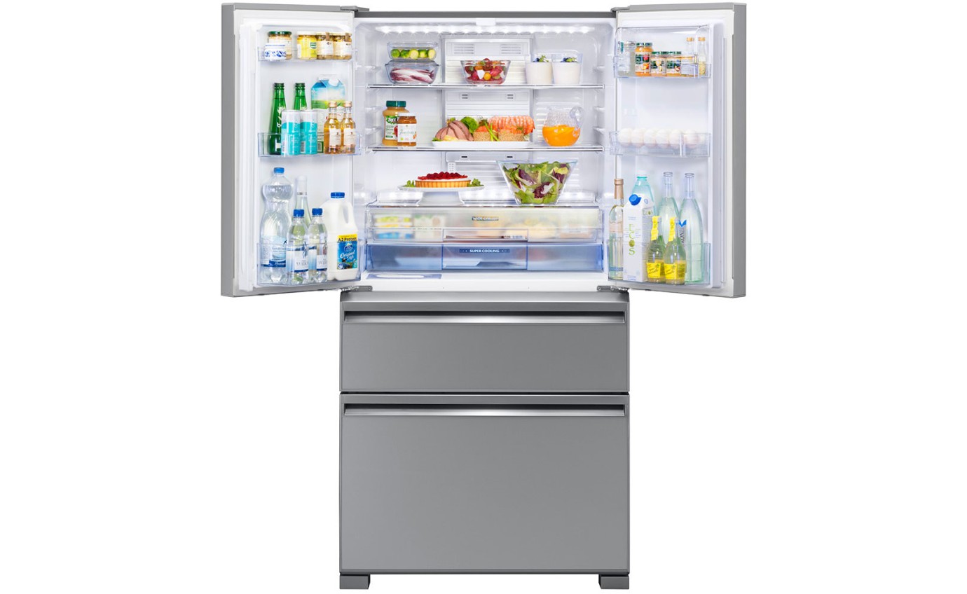 Mitsubishi 546L French Door Fridge (Argent Silver) MRLX564ERGSLA