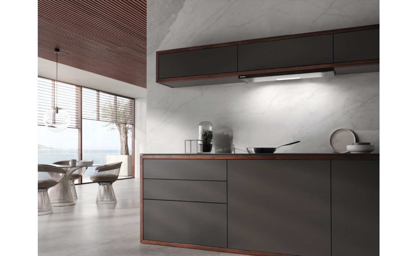 Miele 90cm Slimeline Rangehood (Obsidian Black) DAS4930