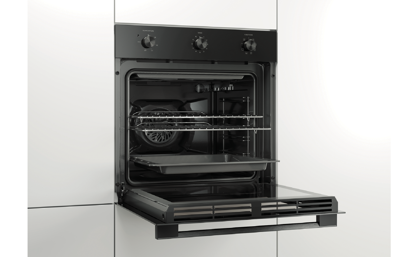 Haier 60cm Built-in Oven (Black) HWO60S7MB4