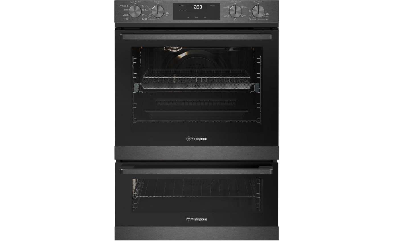 Westinghouse 60cm Multifunction Double Oven (Dark Stainless Steel) WVE6526DD