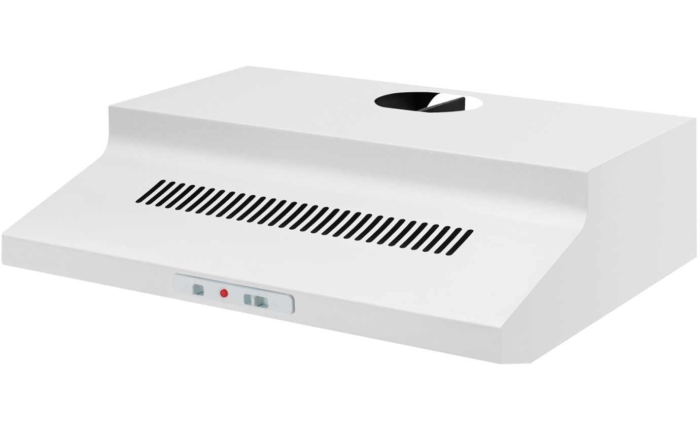 Chef 60cm White Fixed Rangehood CRF610WB