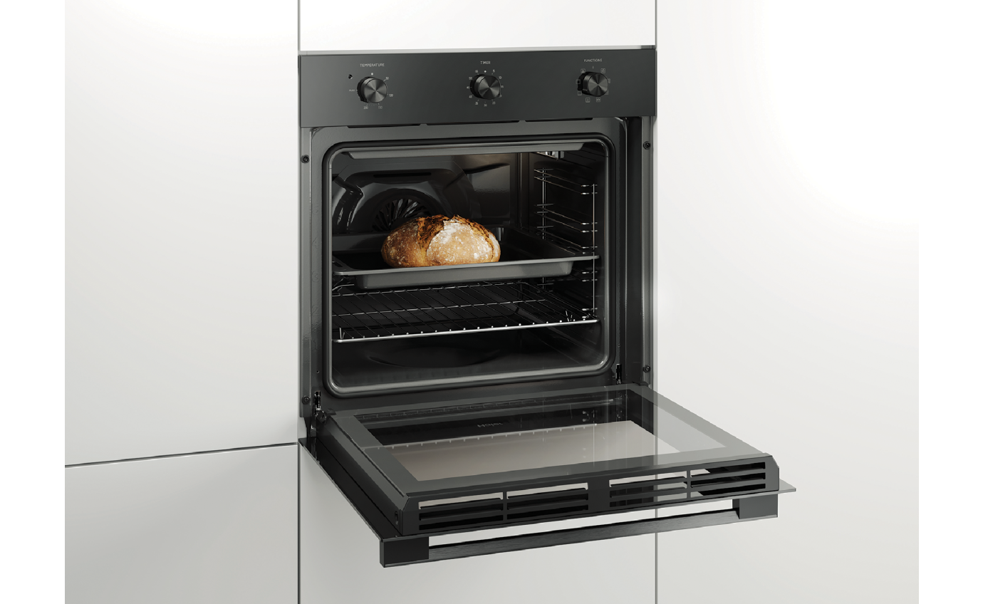Haier 60cm Built-in Oven (Black) HWO60S7MB4