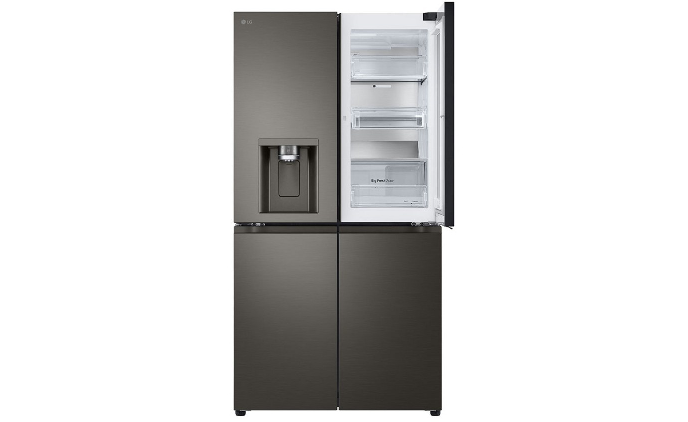 LG 642L French Door Fridge (Black Stainless Steel) GFV700BSLC