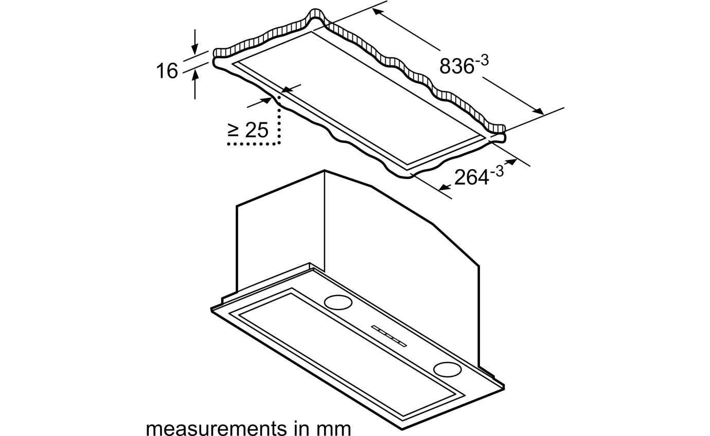 Siemens iQ700 86cm Integrated Rangehood LB89586AU