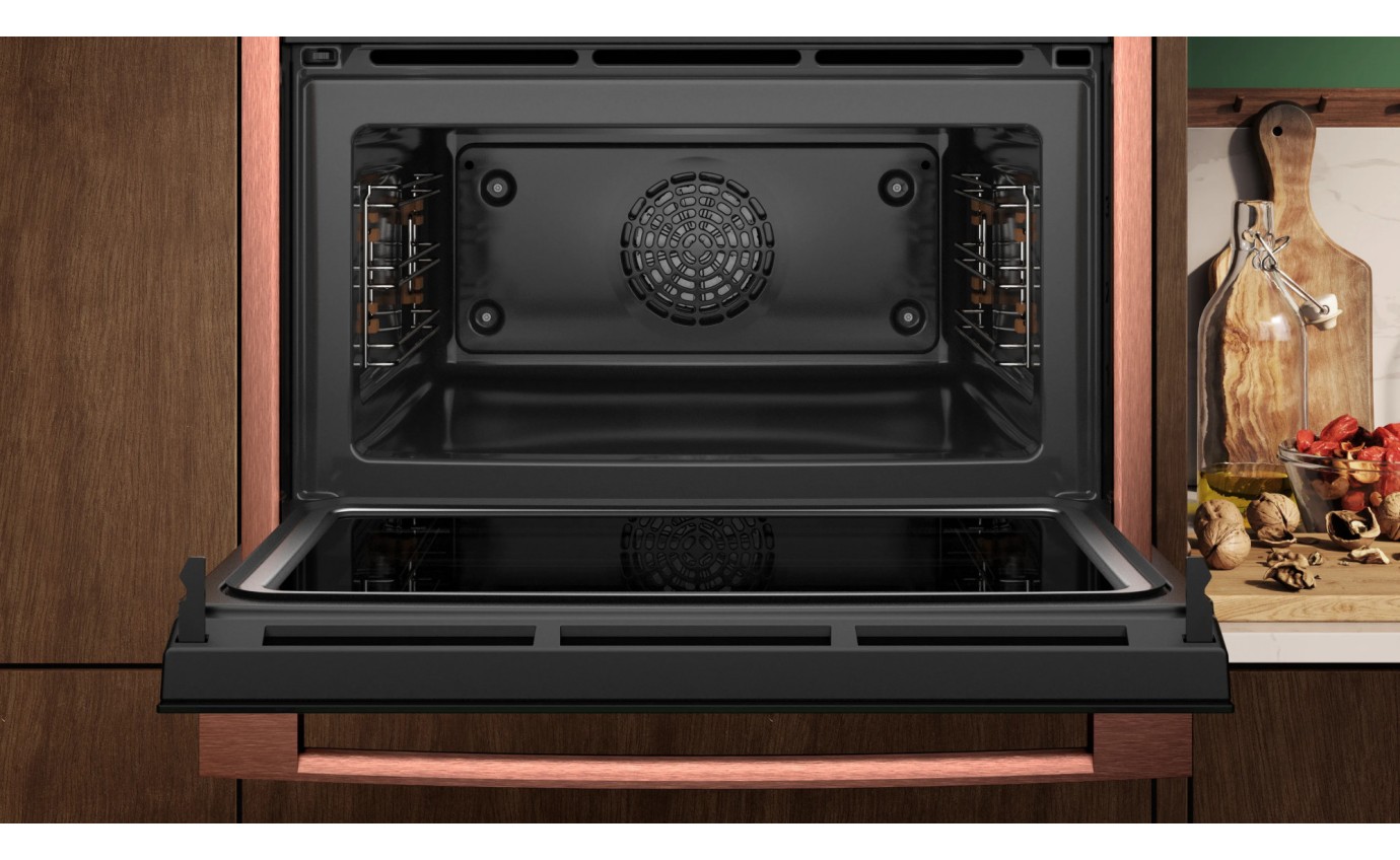 Neff 45cm N 70 Built-in Compact Oven with Microwave Function (Deep Black) C29MR21Y0BDB