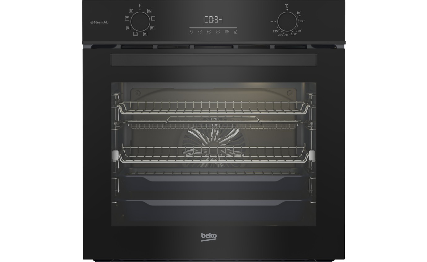 Beko 60cm Multifunction Built-in Oven with SteamAdd & Airfry BBO6851MDX