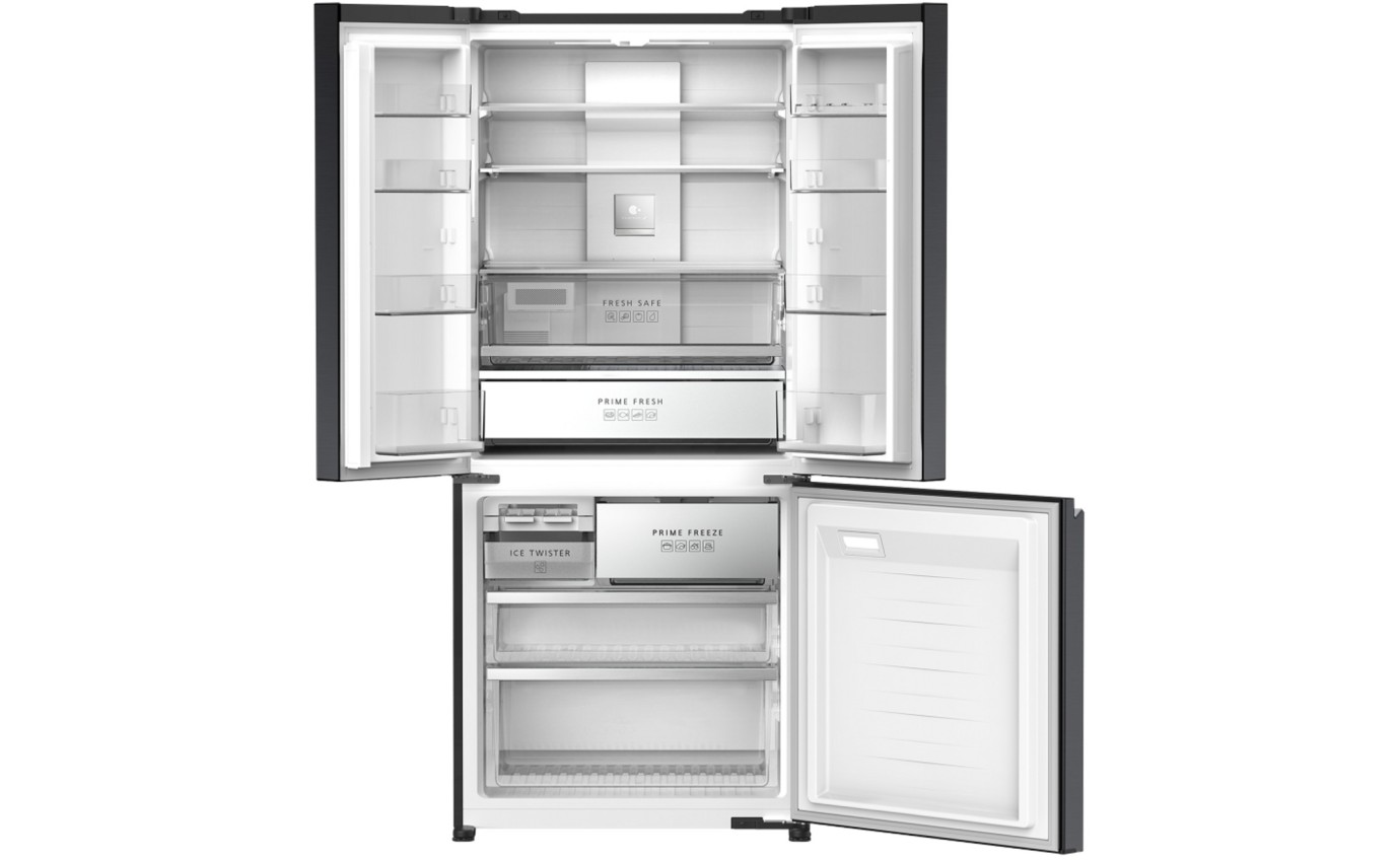 Panasonic 500L PRIME+ Edition French Door Fridge (Dark Stainless Steel) NRCW530HVKA