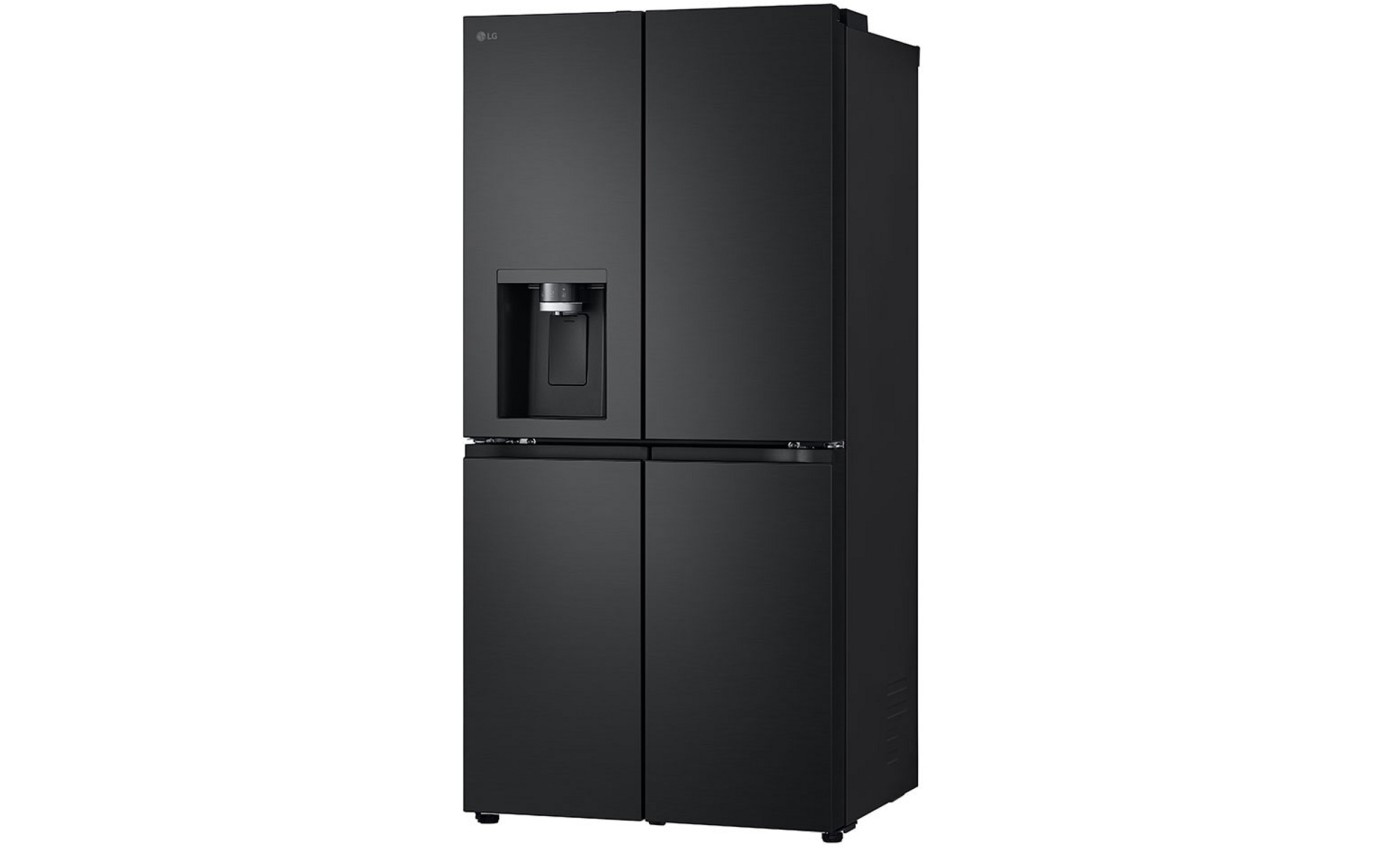 LG 508L Slim French Door Fridge (Matte Black) GFLN500MBL