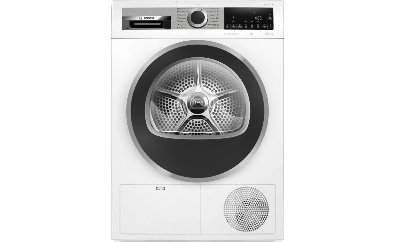 Bosch 9kg Series 8 Heat Pump Tumble Dryer WQG24201AU