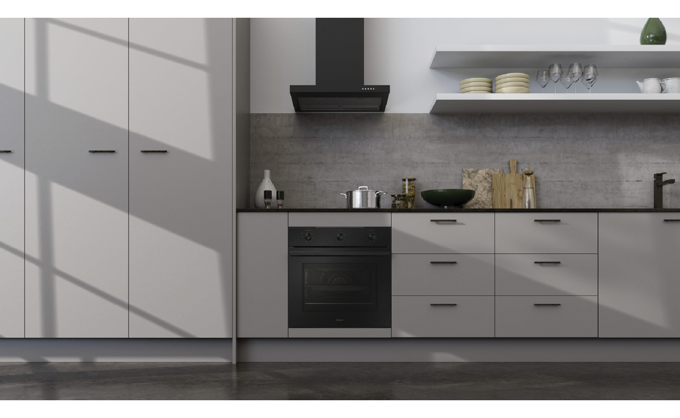 Haier 60cm Built-in Oven (Black) HWO60S7MB4