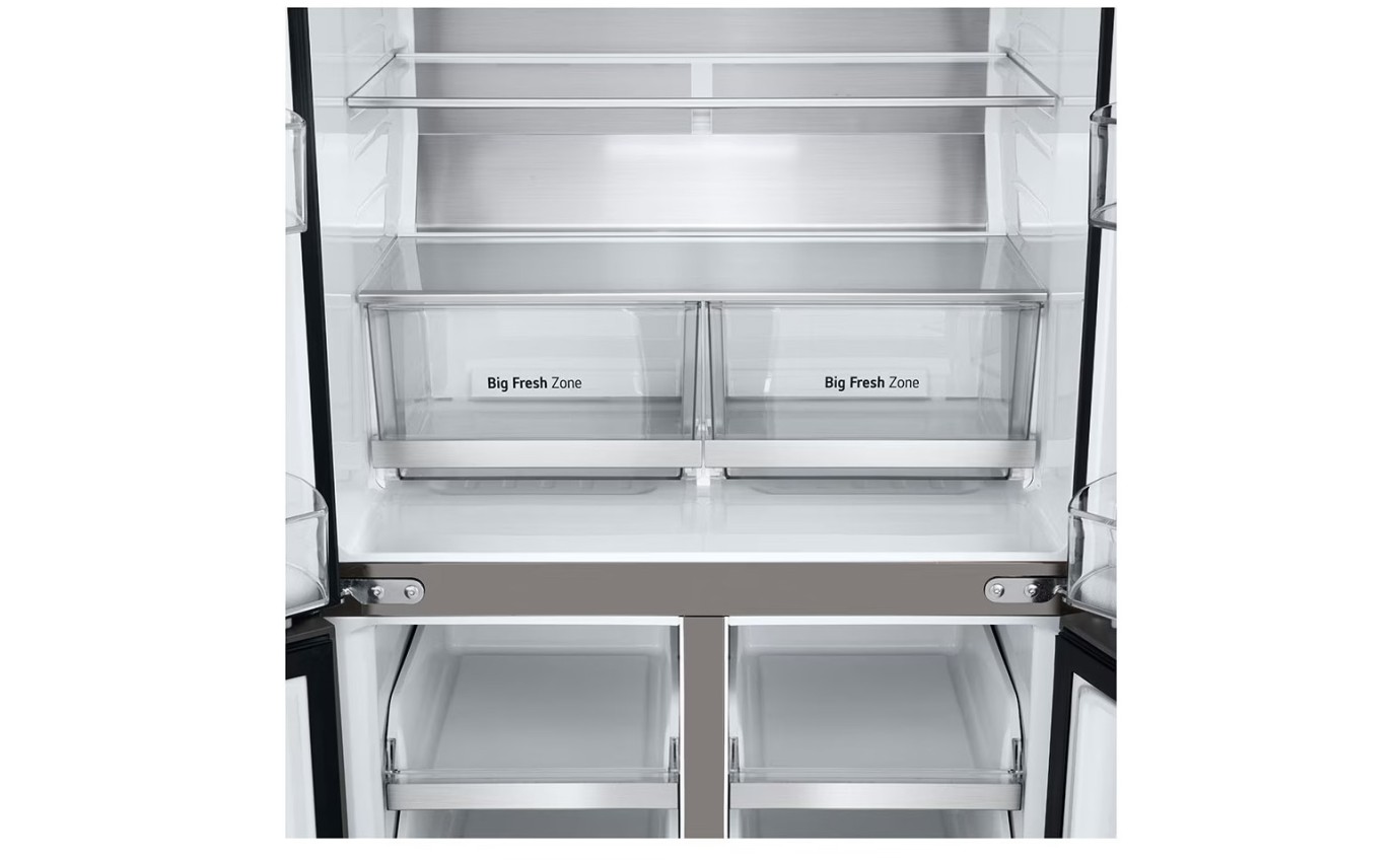 LG 530L Slim French Door Fridge (Stainless Steel) GFB505PL