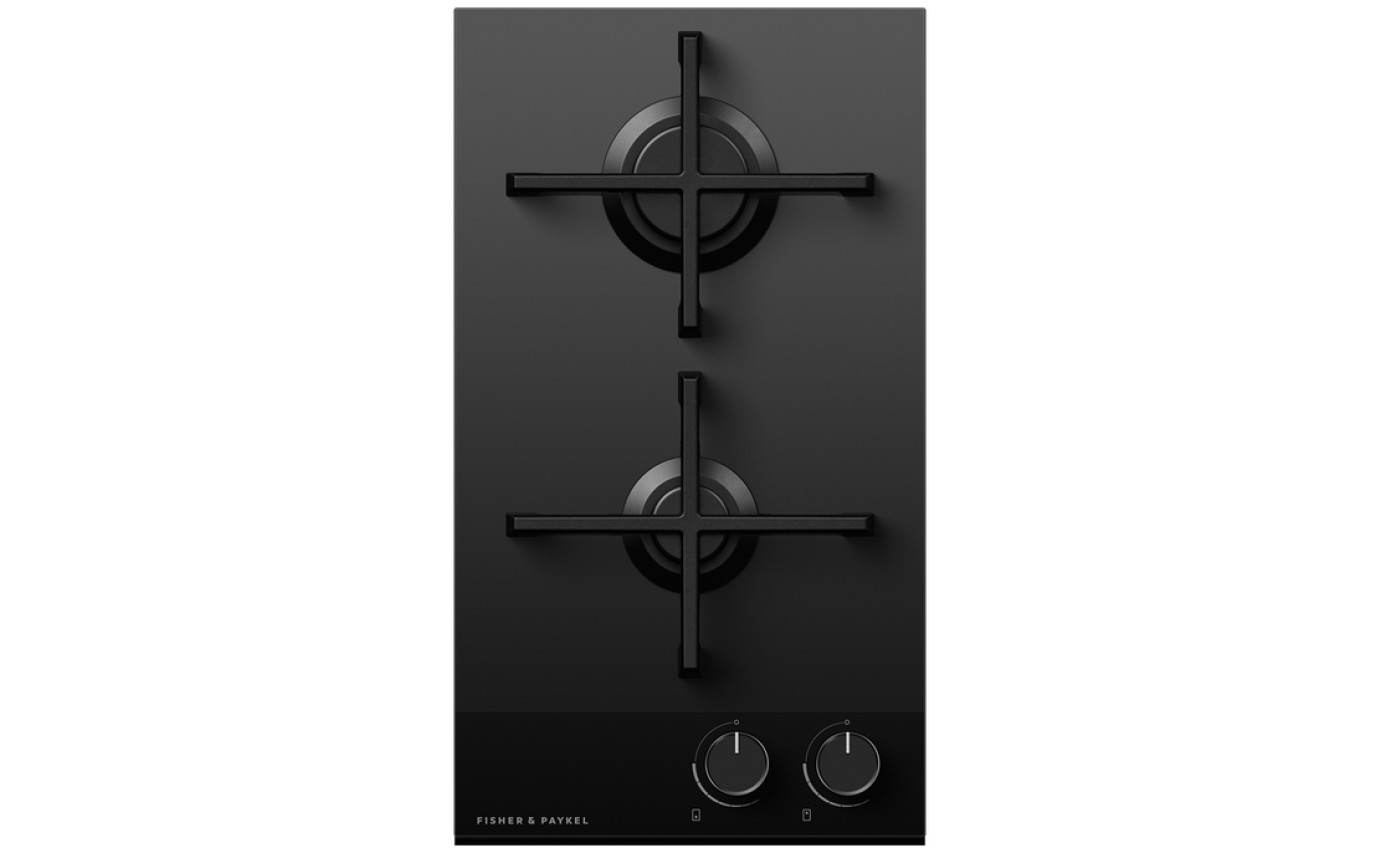 Fisher & Paykel 30cm Series 9 2 Burner Gas Cooktop, Natural Gas CG302DNGGB4
