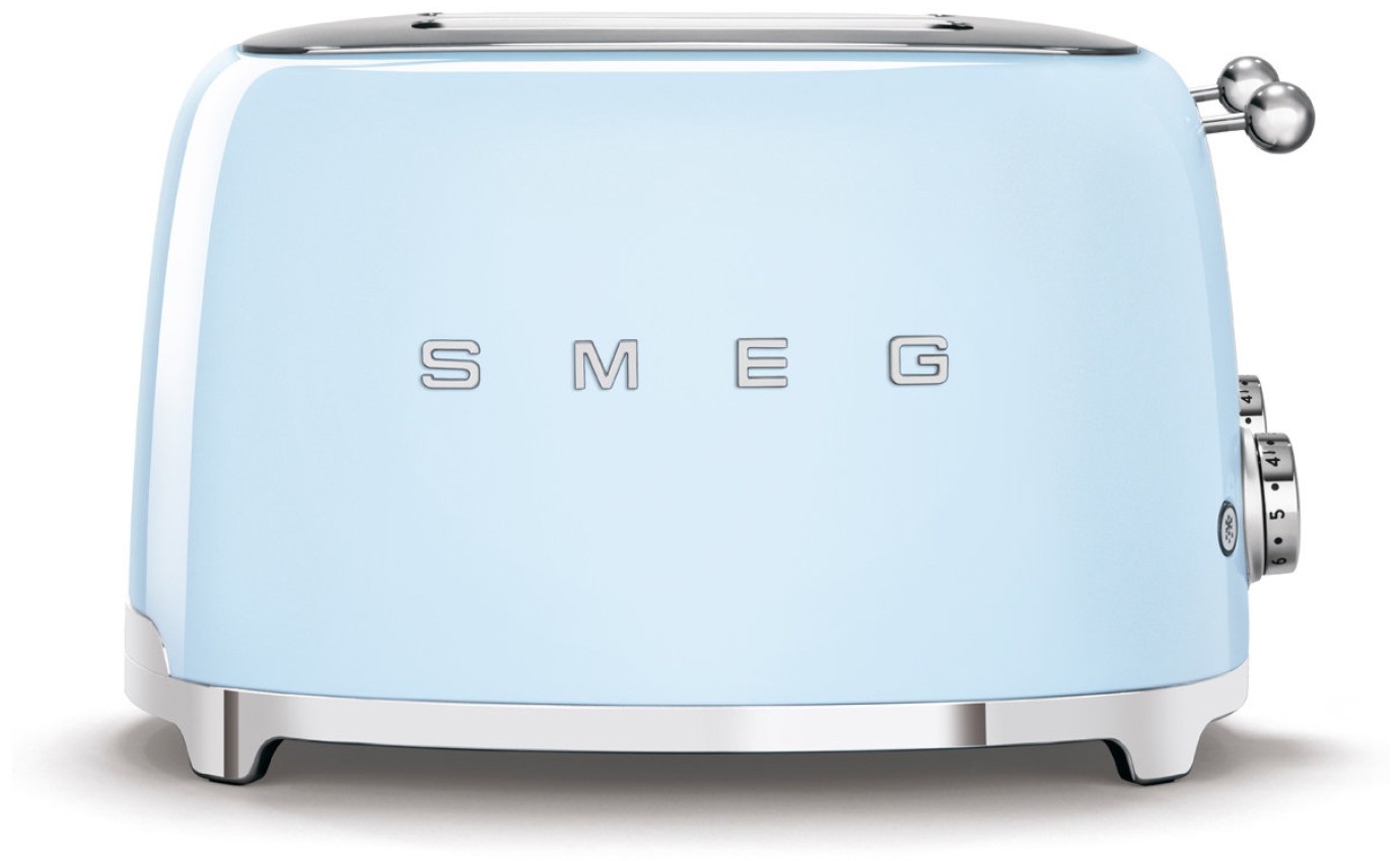 Smeg 50s Retro Style 4 Slice Toaster (Pastel Blue) TSF03PBAU