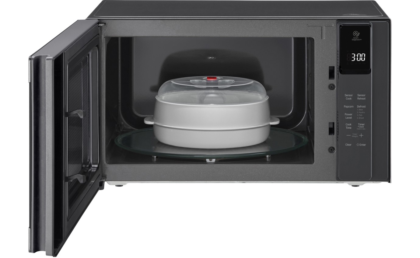 LG 42L 1200W NeoChef® Smart Inverter Microwave Oven (Matte Black) MS4296OMBB