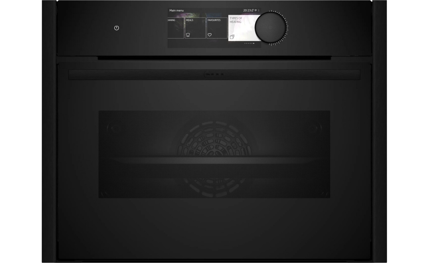 Neff 45cm N 90 Built-in Compact Oven with Steam Function (Deep Black) C29FY5CY0DB