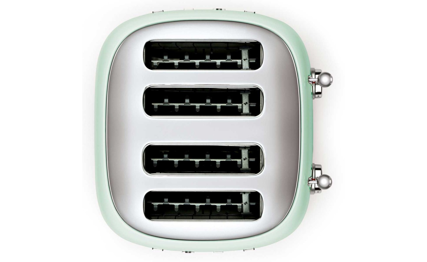 Smeg 50s Retro Style 4 Slice Toaster (Pastel Green) TSF03PGAU