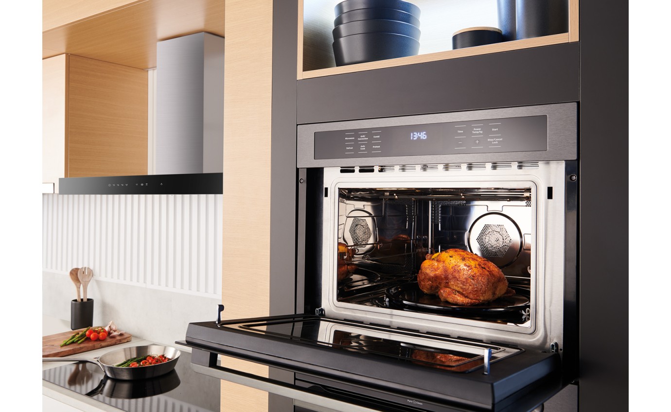 Westinghouse 44L Combination Built-in Microwave Oven (Dark Stainless Steel) WMB4425DSC