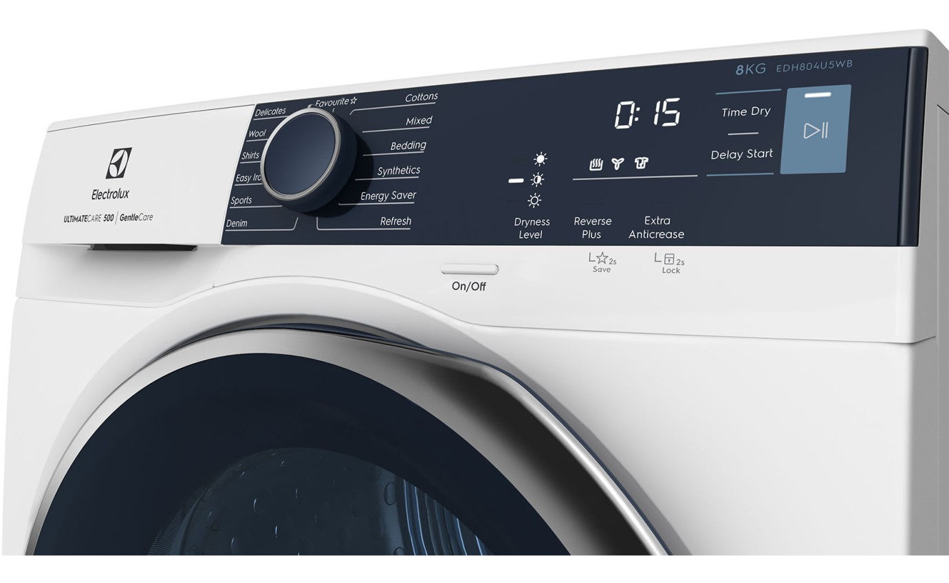 Electrolux 8kg Ultimate Care Heat Pump Dryer EDH804U5WB