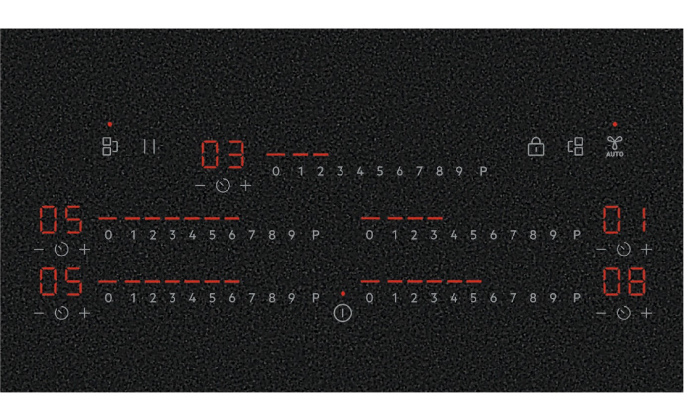 AEG 80cm SaphirMatt 5 Zone Induction Cooktop NIK85M00AZ