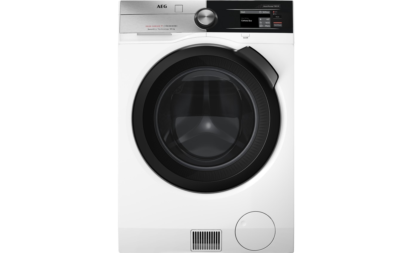AEG 9kg/5kg Ökokombi Washer Heat Pump Dryer Combo LWX9A9613C