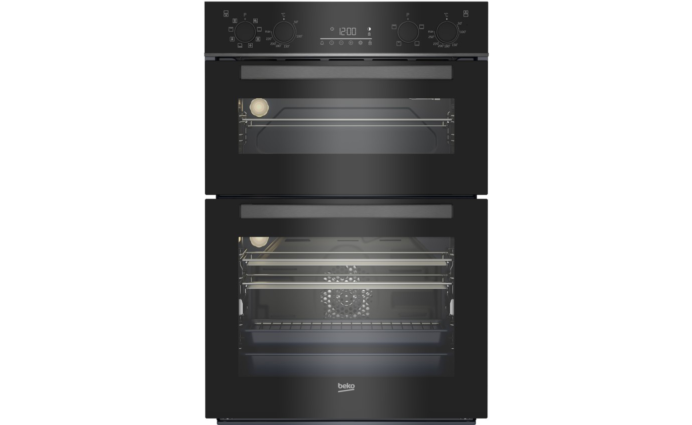 Beko 60cm Built-in Double Oven BBO6811DDX