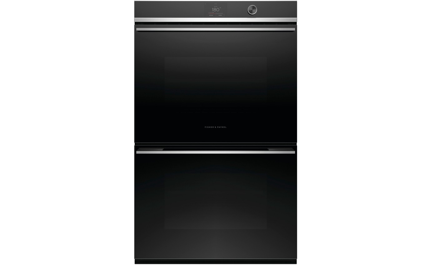 Fisher & Paykel 76cm Series 9, Contemporary Pyrolytic Double Oven OB76DDPTDX2