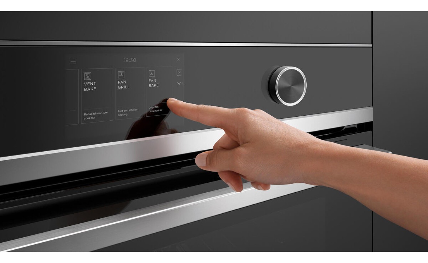 Fisher & Paykel 76cm Series 9, Contemporary Pyrolytic Double Oven OB76DDPTDX2