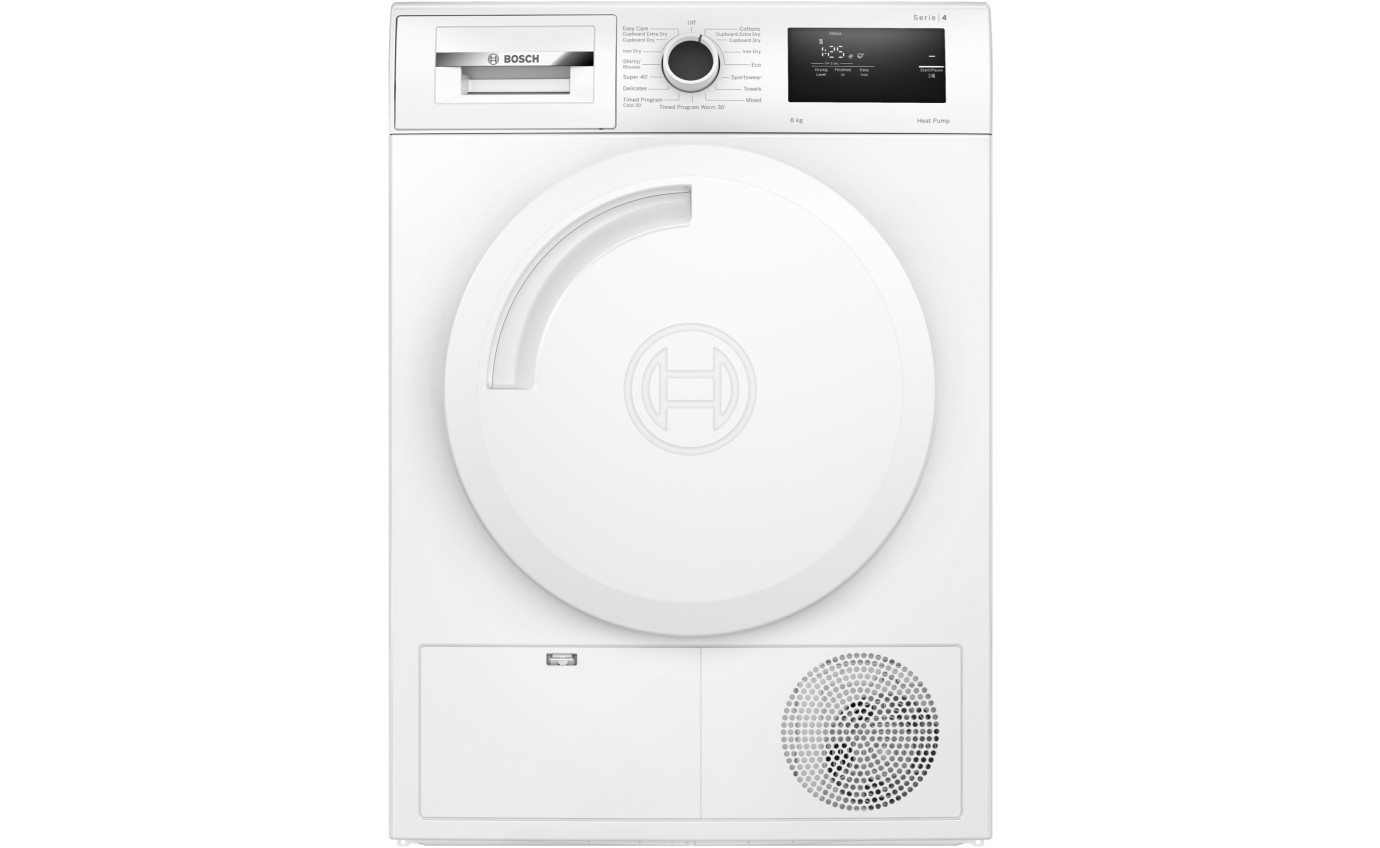 Bosch 8kg Series 4 Heat Pump Dryer WTH83001AU