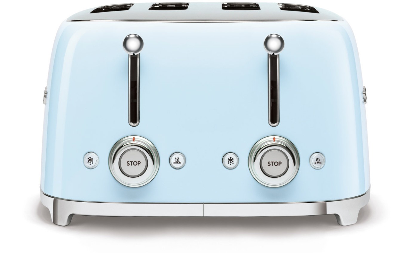 Smeg 50s Retro Style 4 Slice Toaster (Pastel Blue) TSF03PBAU