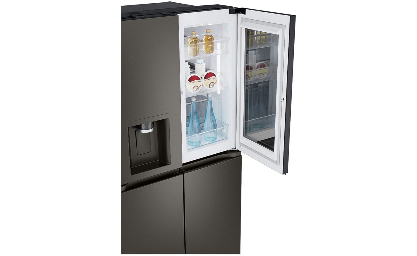 LG 642L French Door Fridge (Black Stainless Steel) GFV700BSLC