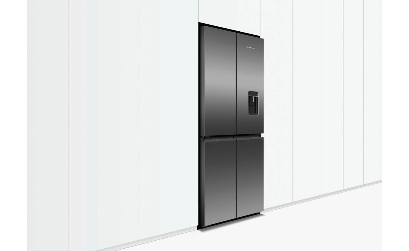 Fisher & Paykel 498L Series 7 Quad Door Refrigerator Freezer, Ice & Water RF500QNUB1