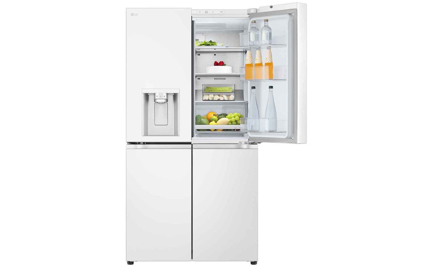 LG 637L Quad Door Fridge (Matte White) GFL700MWH